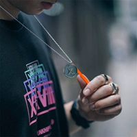 Xpx Zhou Baihao Dual Badge Pattern xpx Ожерелье