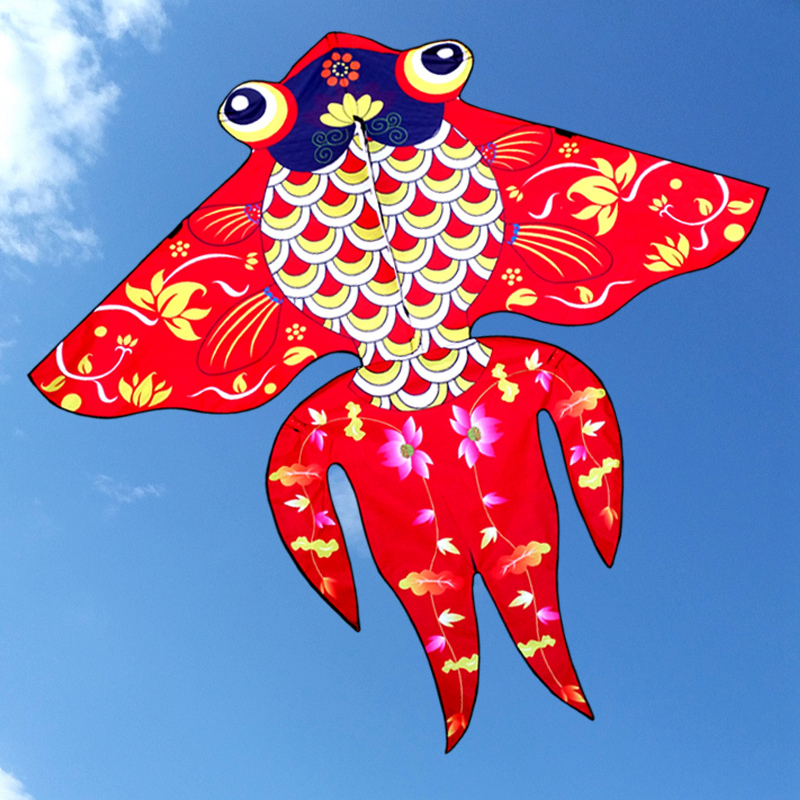 Weifang kite Traditional Chinese wind goldfish kite novice breeze Adult easy fly Children Phoenix new