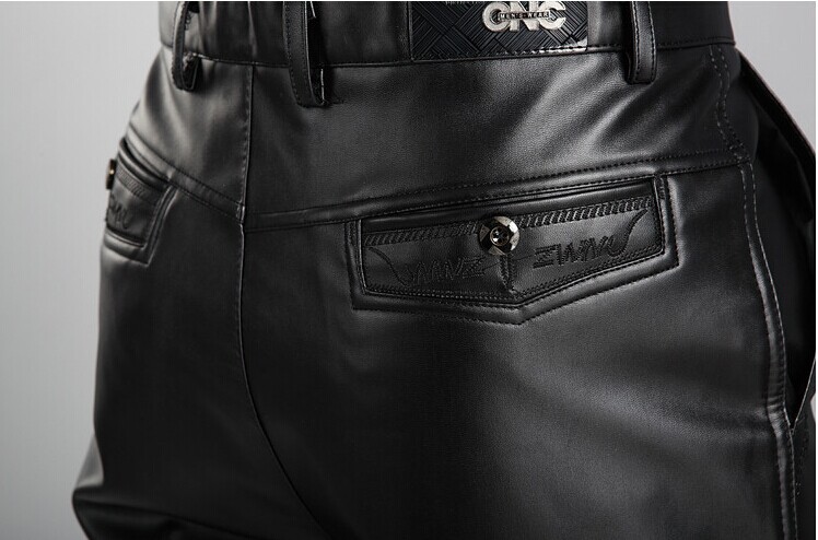 Pantalon cuir homme droit pour hiver - Ref 1483181 Image 19