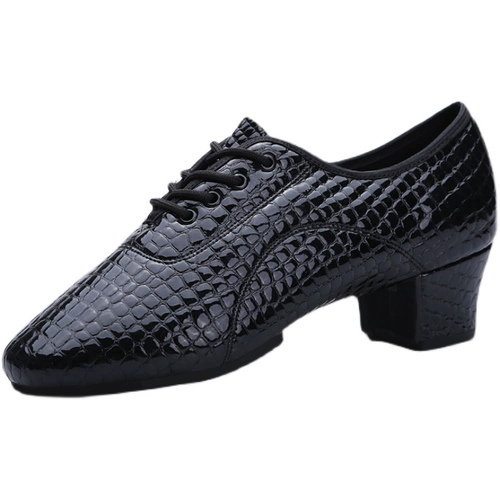 Танцующие мужские туфли для мальчиков, из натуральной кожи, мягкая подошва