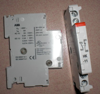 Authentic ABB motor circuit breaker accessories MS325 professional contact one open one closed HK-11