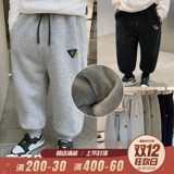 辰辰妈 Демисезонные детские бархатные штаны для мальчиков для отдыха, семейный стиль