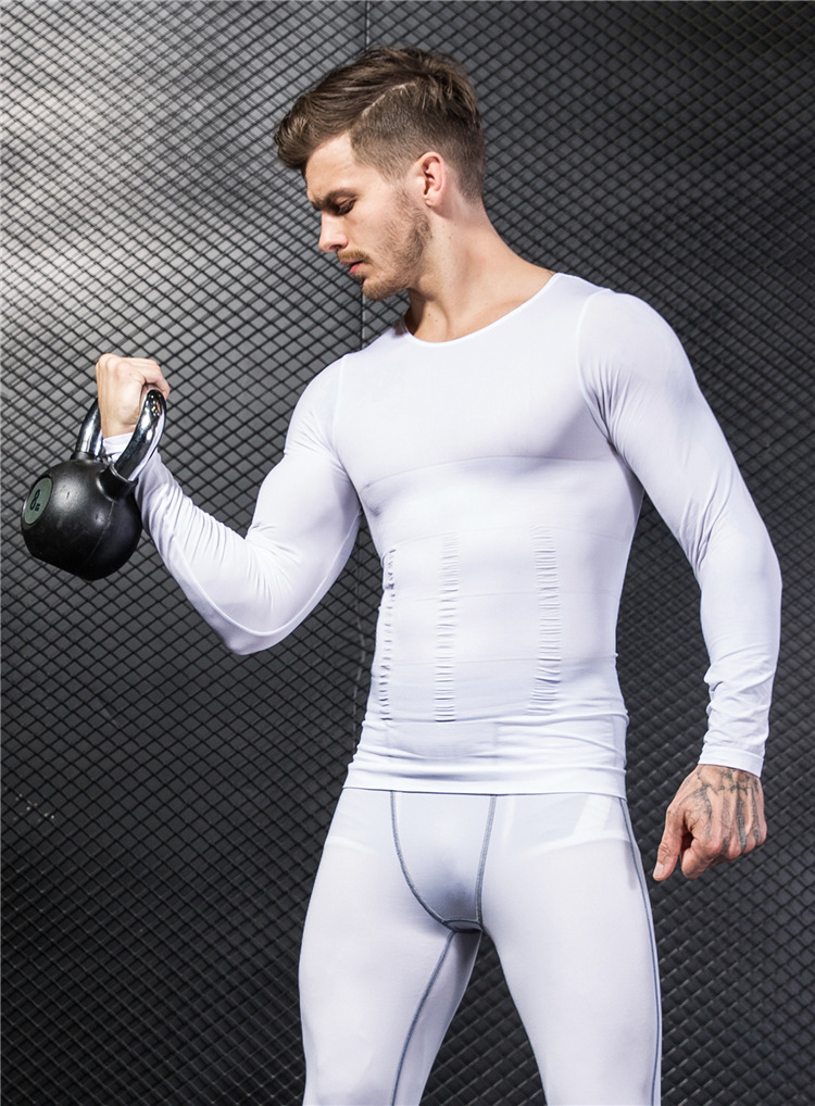 Quần dài corset tay dài cạp bụng định hình cơ thể áo thể thao không có dấu vết quần béo vô hình quần gen bụng