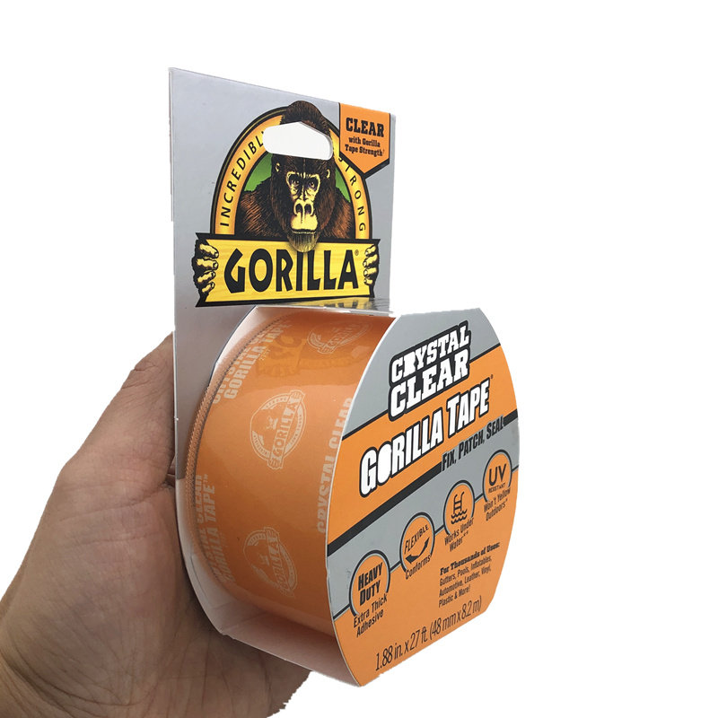 GORILLA tape Gorilla Cloth outdoor waterproof thickened tape stormtrooper tent seal transparent repair