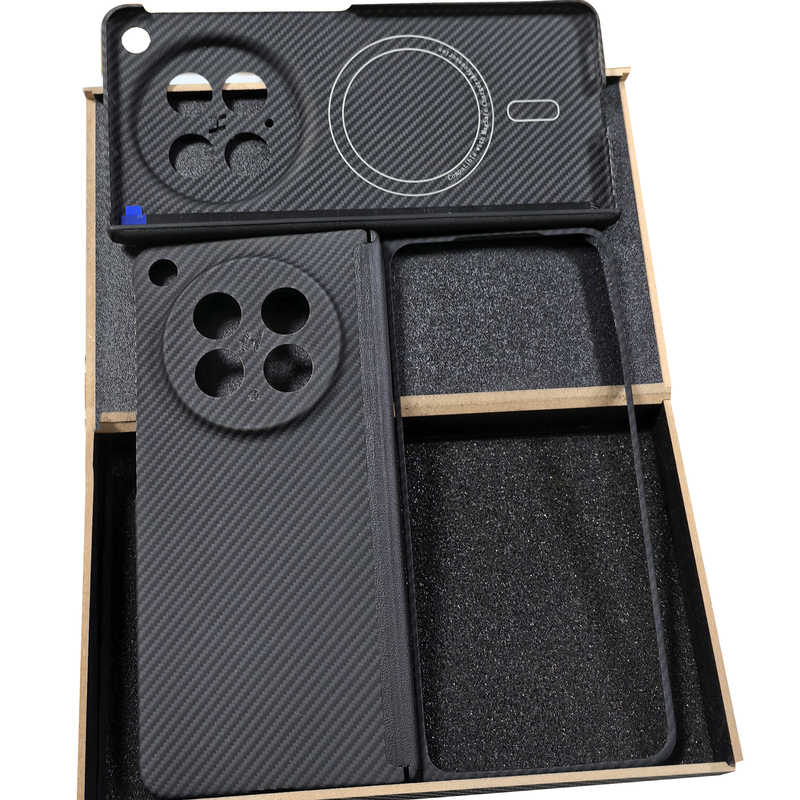 Findn6 Is Suitable for Oppo Find N 50% off and Find N3. Kevlar Phone Case Collector's Edition, Carbon Fiber, Lightweight, Anti-Drop, Center Axis Protective Case, Full Coverage, High-End Feel, Bare-Metal Feel, Hard Case