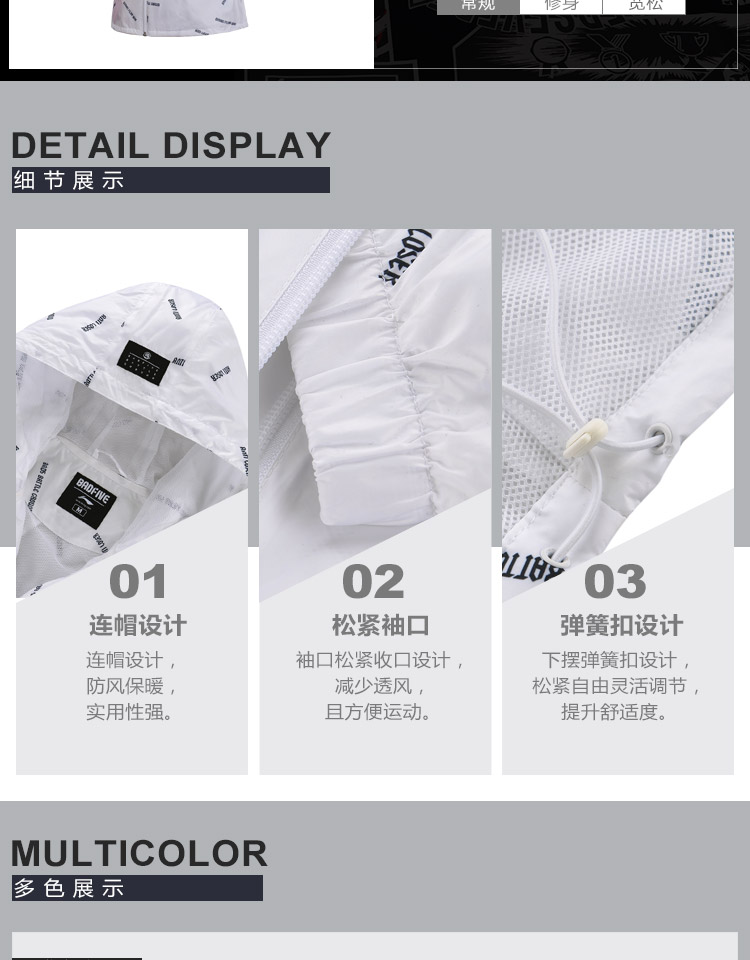 Áo khoác thể thao ngoài trời dành cho nữ của Li Ning AWBL112-1 áo khoác chống nước uniqlo