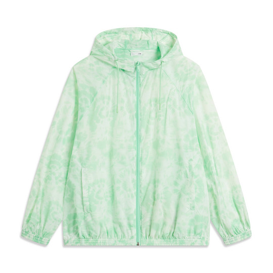 李宁风衣女款夏运动生活系列透气宽松休闲运动风衣AFDU672--B品