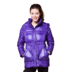 Li Ning Women Áo khoác ngắn trùm đầu thể thao giản dị Ấm áp hàng đầu Cuộc sống thể thao hàng loạt áo phao lông vũ trẻ em Thể thao xuống áo khoác