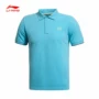 Li Ning Tennis Series Đàn ông ngắn tay áo sơ mi polo mùa hè ve áo thoải mái thể thao hàng đầu APLJ059-1 - Áo polo thể thao áo polo thể thao