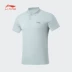 Li Ning ngắn tay nam mùa hè đào tạo loạt nam ve áo thể thao thời trang áo sơ mi POLO APLT009