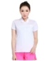 Li Ning Shu Shuang Phụ nữ thể thao ngắn tay áo sơ mi Polo Series APLL028-4 áo polo unisex