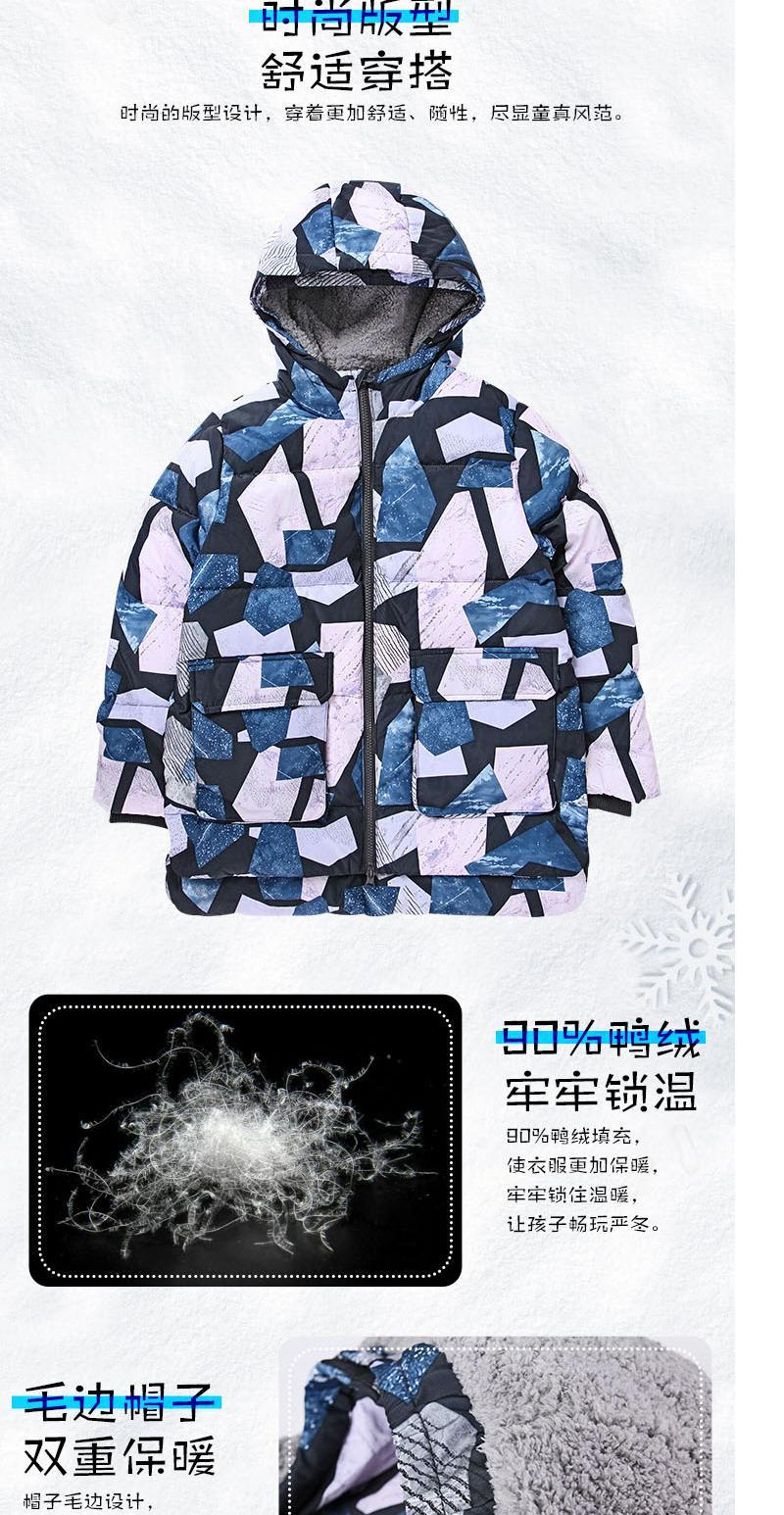 Li Ning Girls Girls Sports Life Series Ấm áp trong áo khoác mùa đông Trẻ em thoải mái Áo khoác YYMM - Thể thao xuống áo khoác áo phao hàn quốc nam
