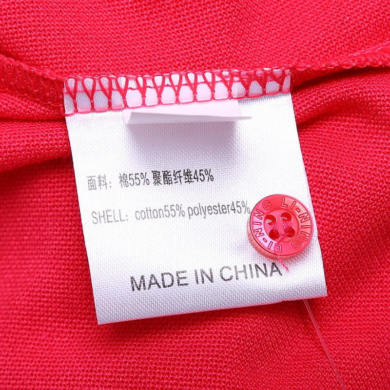 Áo phông ngắn tay cho nữ mùa hè Li Ning Áo thể thao nữ tay áo ngắn APLJ028-4 áo polo hồng