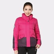 Li Ning xuống áo khoác của phụ nữ thể thao cuộc sống giải trí loạt đứng cổ áo ấm ngắn xuống áo khoác AYMK022 QC