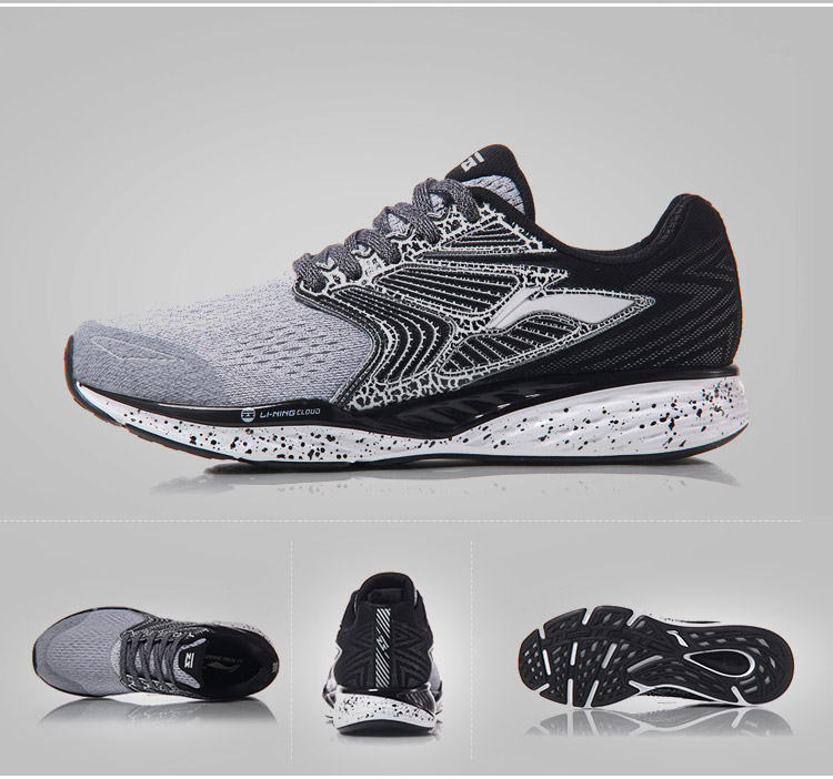Giày chạy bộ thể thao Li Ning giày chạy ARHM019 giày the thao nữ màu trắng