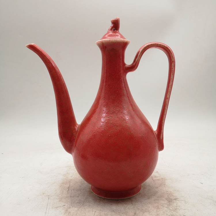 Qing Kang Xie Mei drunk pot pot beauty pot antique antique collection wine household porcelain parts