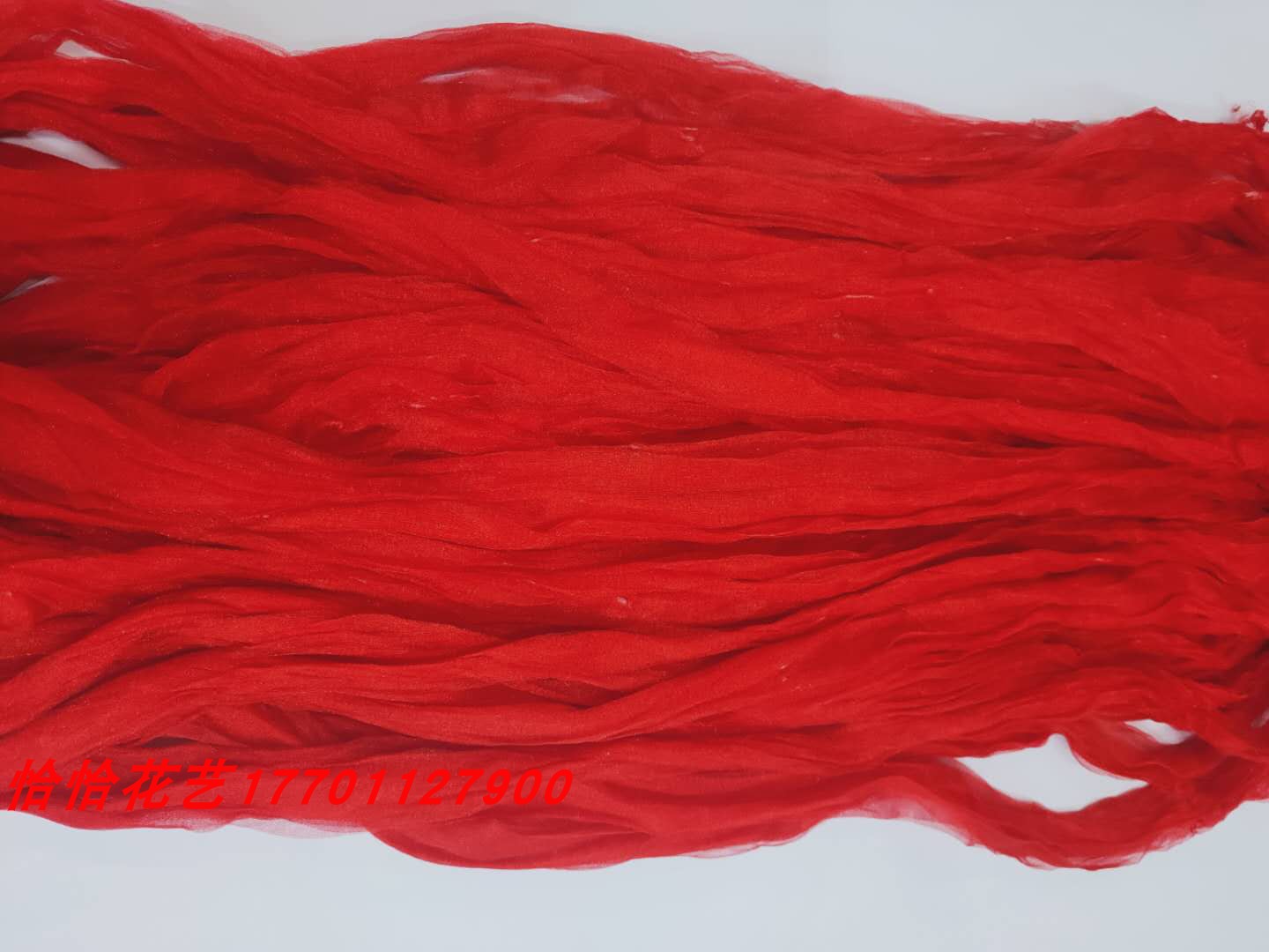 Cha Cha Floral Silk Mesh Material Silk Stockings Flower Bright Silk Crystal Mesh Simulation Handmade Floral Crystal Mesh Full