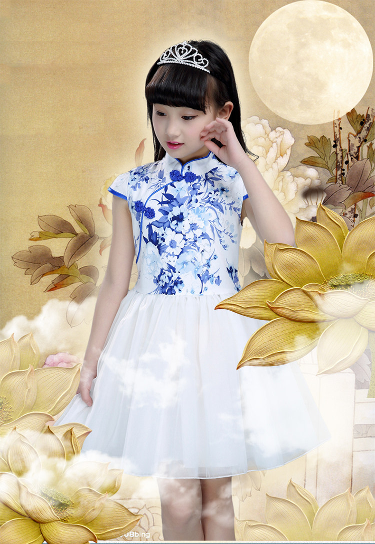 Robe enfant en mélange - Ref 2043026 Image 8