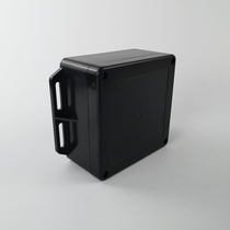 120*120*60mm带耳黑色塑料防水接线盒 户外电源线路板分线控制盒