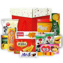 Snacks Great Gift Package Korea Import Package A Box Birthday Valentines Day Gift Children Cookies Food Delivery Girlfriends
