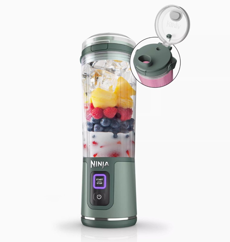 Ninja Portable Fruit and Vegetable Blender Usb-C Rechargeable Food Processor Ninja Portable Fruit and Vegetable Blender Usb-C Rechargeable Food Processor