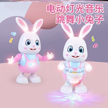 New Years Night Market Batch Show Luminous Handicap Electric Dance Singing Drums Childrens Lantern Festival Rabbit Toys