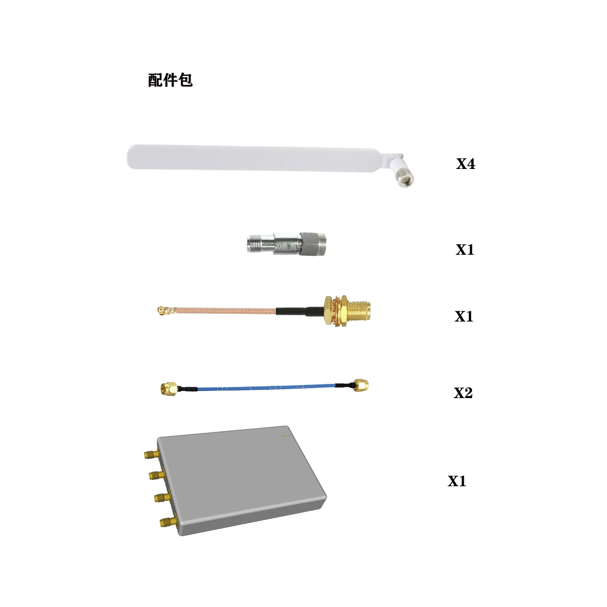 Черная SDR B210MINI 50 МГц до 6 ГГц программируемая радиоплатформа SDR экспериментальная USB 3.0