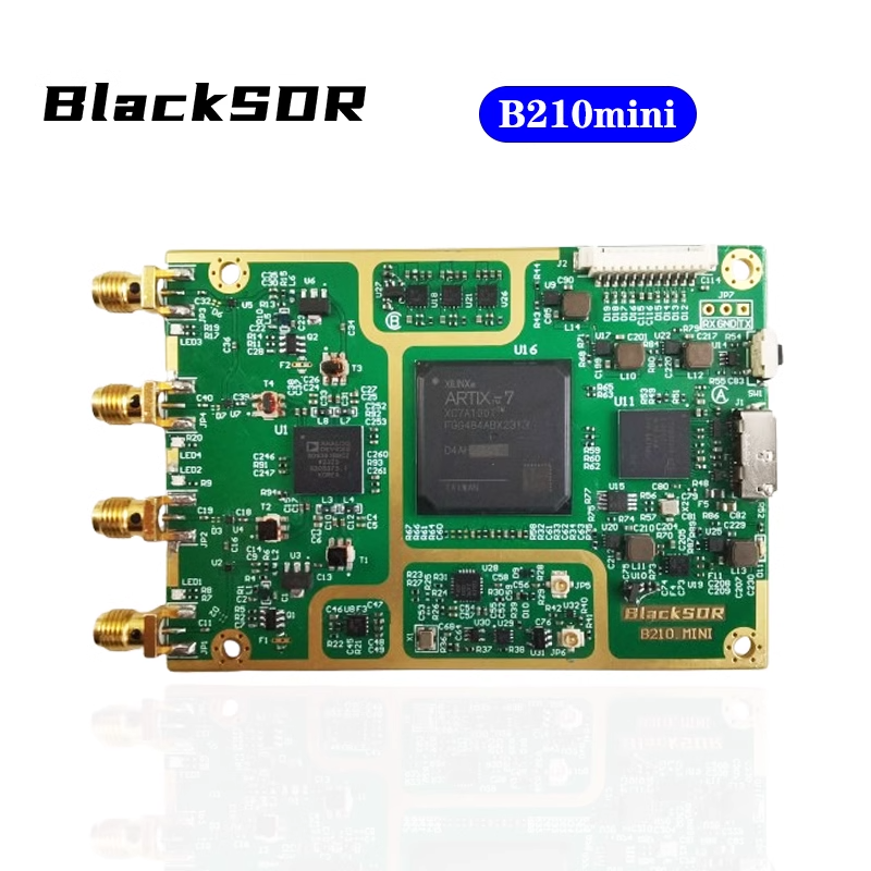 Черная SDR B210MINI 50 МГц до 6 ГГц программируемая радиоплатформа SDR экспериментальная USB 3.0