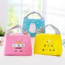 Cute lunch box bag portable insulation bag Office worker student bento bag Picnic storage bag size capacity Waterproof