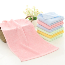 Bamboo fiber beauty towel Childrens small towel Adult skin-friendly bamboo charcoal face towel Soft super absorbent household square towel