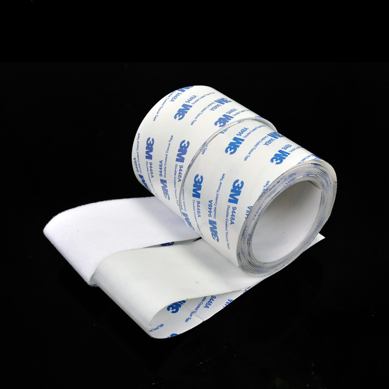 3M adhesive backing Velcro sticky buckle strap thin style shoot hook up wool sweeper mop with hook hairy velcro buckle