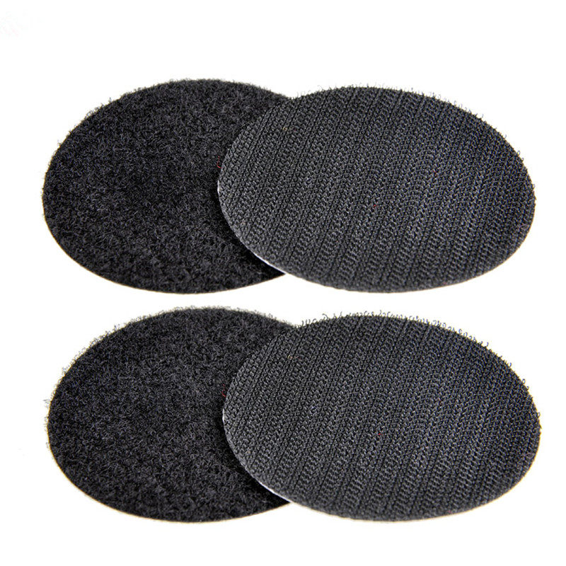 3M rubber round magic stick with female buckle sticky cingulum Nylon Buckle Slice Processing 1-9 2cm Black and white Optional