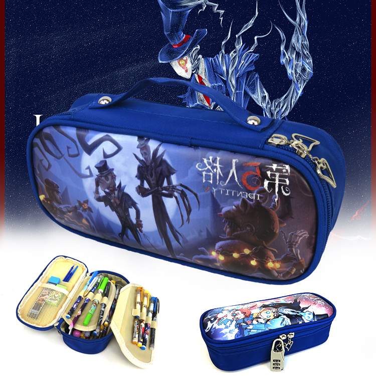 5 Personality Large Capacity Pen Bag Male Brief About A Fifth Personality Stationery Bag Creative Hand Student Lead Pencil Case Gift