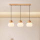 Cream-Style Living Room Lamp, Natural Wood Style, Modern Minimalist Hall Main Light, Dining Room Lamp, Bedroom Cotton Chandelier, Zhongshan Lighting Fixtures