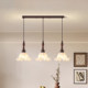 French Retro Living Room Chandelier, Vintage American Country Style Floral Glass Dining Room Simple Bedroom Lighting Fixtures