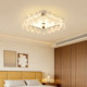 American Retro Living Room Chandelier, New Model, Solid Wood Eye-Protection Ice Crystal Creative Chandelier, Vintage Light Luxury Bedroom Lamp, Dining Room Lamp