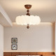 Living Room Main Light, Retro New Chinese-Style Ceiling Light, Mid-Century American-Style Walnut Wood Dining Room Chandelier, Bedroom Study Lighting Fixtures