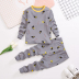 Bông childrens mùa thu đồ lót bộ quần áo cô gái mùa thu mùa thu quần bé trai cotton trẻ em dài tay đồ ngủ ấm áp. 