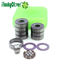 608 skate bearing ILQ-11 muted explosion protection bearing purple double-sided seal dust resistant long version double-teething bearing