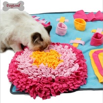 Smell mat machine washy dog training Toys puzzle Puzzle Drain Energy Smelling pets Slow Food Hide Food Blankets