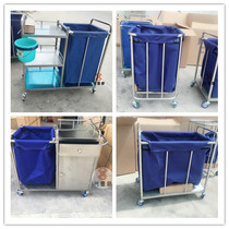 Stainless steel cart care truck three-layer care vehicle luxury pollution truck hospital morning protection truck garbage truck quilt suit car