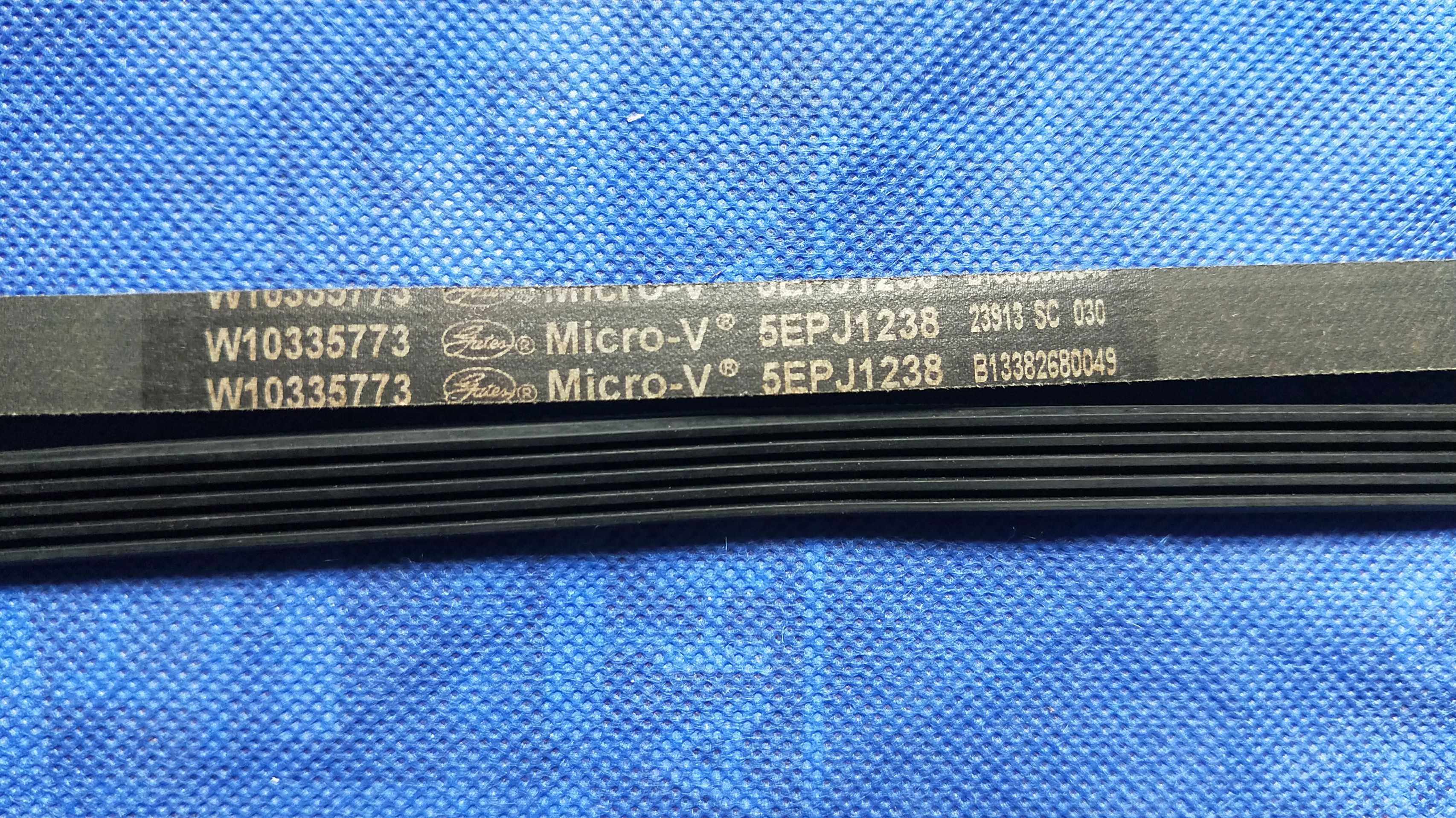 Original Whirlpool / Hisense drum washing machine belt 5EPJ1238 W10335773