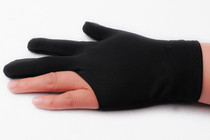 Billiards gloves three-finger billiards special gloves for men and women for left and right hands black billiard gloves billiard supplies accessories
