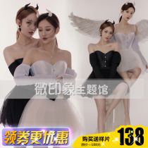 2021 new best friend sister art photo sexy tutu girl stage performance nightclub style DS clothing