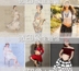 Cho thuê phụ nữ mang thai ảnh chụp ảnh quần áo chụp ảnh váy quasi mẹ studio quần áo bà bầu mang chủ đề đầm bầu công sở dáng dài Áo thai sản
