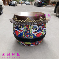 Standard lion drum 18-inch Foshan cowhide drum lion drum wake-up lion drum opening performance gongs and drums adult dragon boat drum