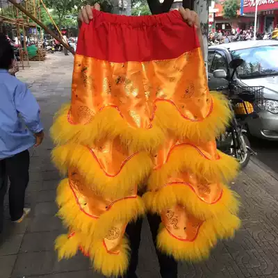 Wool lion pants)Lion martial arts pants)Practice shirt pants)Big lion head lion drum)Lion dragon lion South lion lion dance