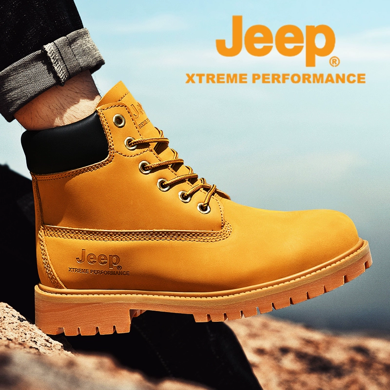Jeep Jeep Martin bốt nam mùa thu 2020 da mới Phong cách Anh giày nam cao cấp giày bốt đại hoàng đôi bốt - Giày ống