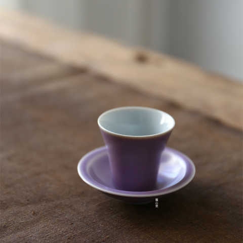 Small tea cup single small capacity tea cup tea small cup single cluster tea tea cup color glaze tea cup set group