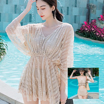 Seaside Swimsuit Fairy Bikini 2021 New Slim Cover Belly Conservative Large Size Hot Spring Split Swimsuit